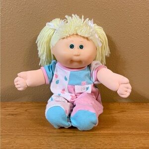 Vintage Cabbage Patch Kids Toddler Doll HM1 Girl With Lemon Ponytails